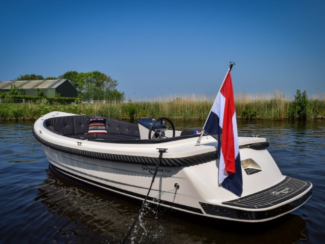 Waterspoor in het water