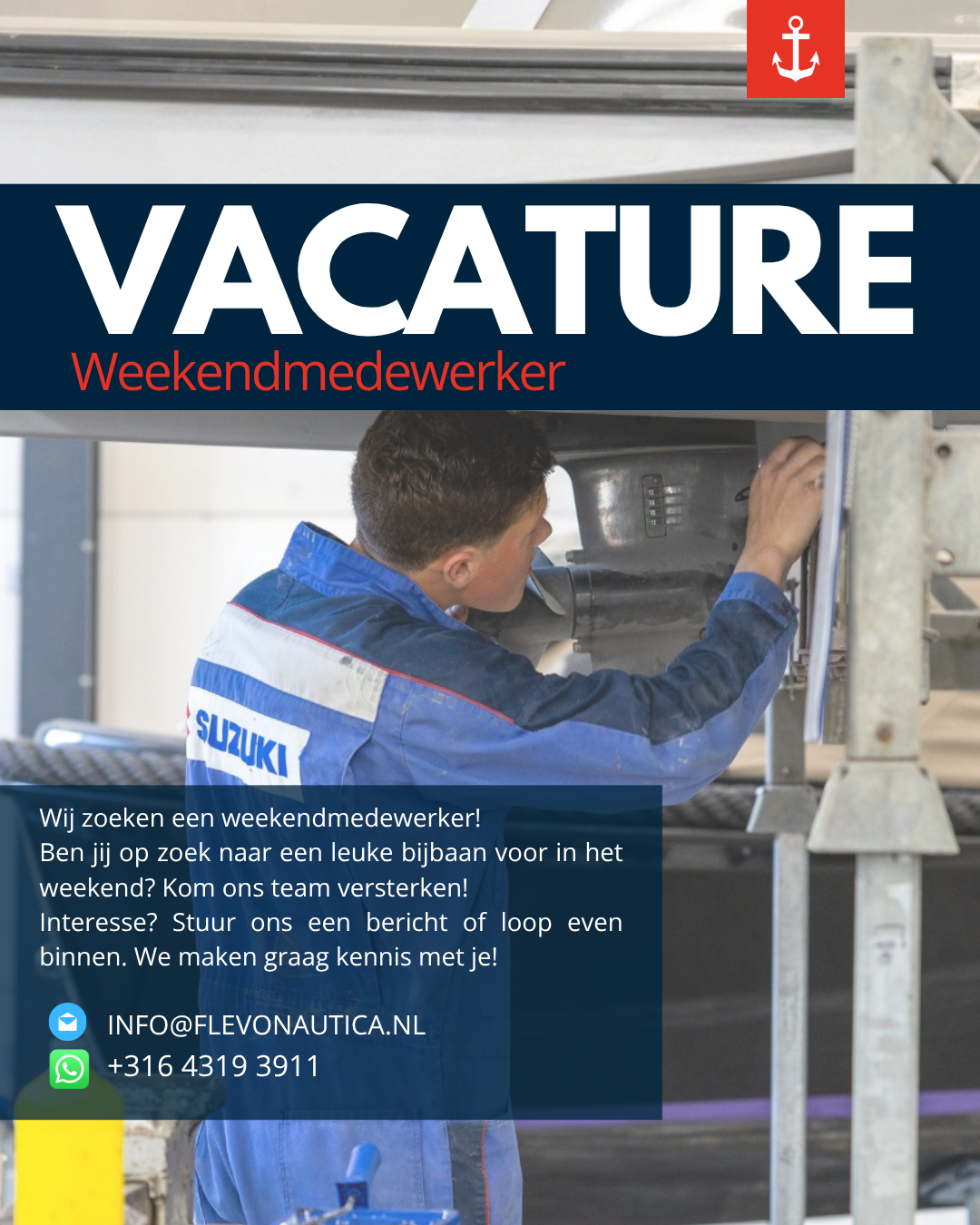 Vacature: Weekendmedewerker (Vanaf 16 Jaar)
