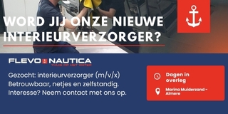 Vacature: Interieurverzorger / Schoonmaakmedewerker (dagen in overleg)