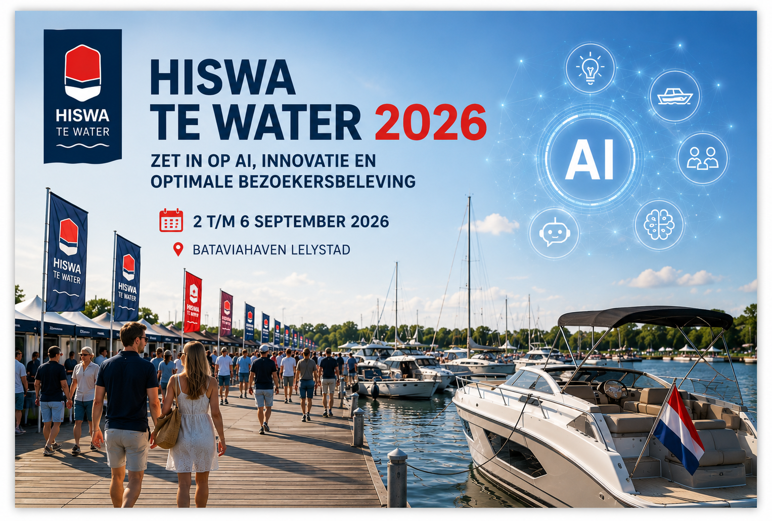 FlevoNautica naar HISWA te Water 2026: profiteer nu van demodeals, voorkom de prijsverhoging en reserveer uw winterstalling